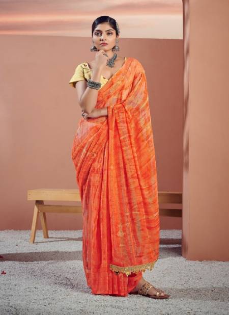 Kathika By Ynf Georgette Party Wear Sarees Catalog
 Catalog